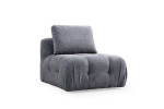 Fotelis Atelier del Sofa Amaris O1, pilkas