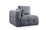 Fotelis Atelier del Sofa Amaris L1, pilkas