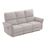 Sofa-reglaineris Home4You Damika, pilka