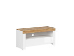TV staliukas Holten, baltos/ąžuolo spalvos