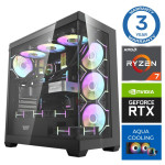 INTOP AQUA Ryzen 7 8700F 32GB DDR5 1TB SSD M.2 NVME RTX5060Ti 8GB no-OS