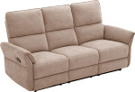 Sofa-reglaineris Home4You Damika, šviesiai ruda