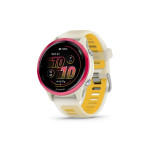 Garmin Forerunner® 570 - 42mm, Raspberry Aluminium with Translucent Bone/Mango Band