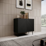 Komoda Cama Meble Onda, 85x98x45 cm, juoda