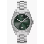 Emporio Armani Vyriškas Laikrodis AR11621 - Sidabrinis Nerūdijančio plieno - 41mm - Atsparus vandeniui 5 bar