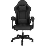 Springos HF0035 biuro kėdė, juoda, ekooda