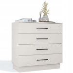 Komoda Top E shop Amber 4S, balta