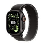 Apple Watch Ultra 3 GPS + Cellular 49mm Black Titanium Case with Black/Charcoal Trail Loop - S/M - MF1D4ET/A