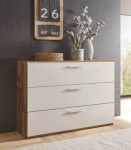 Komoda Szynaka Meble Mont Blanc 45, smėlio spalvos