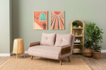 Sofa-lova Atelier Del Sofa Cosmo, smėlio spalvos