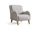 Fotelis Nice Bergere, pilkas