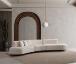 Sofa Asir Pars, kreminės spalvos