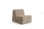 Išskleidžiamas fotelis Asir Origami Convertable, kreminės spalvos
