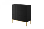 Komoda Bogart Nicole, juoda