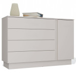 Komoda Top E shop Amber 1D4S, balta