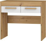 Kosmetinis staliukas Meblocross Maximus, ąžuolo/baltos spalvos