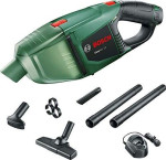 Belaidė rankinė siurblys Bosch - EasyVac 12 (Baterija, Įkroviklis ir Priedai įtraukti)