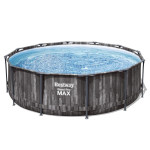 Karkasinis baseinas Bestway Steel Pro Max, 366x100 cm, su filtru