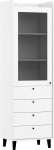 Vitrina Meblocross Dolce Dol-27 4S, balta