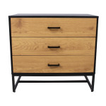 Komoda Home4You Amsterdam, 80x40 cm, ruda