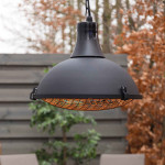 Sunred pakabinamas infraraudonųjų spindulių šildytuvas Indus II, juodas, 2100W, halogeninis