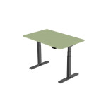 EXTRA DIGITAL Height Adjustable Table 139cm x 68cm White