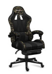 Žaidimų kėdė Huzaro Force 4.7 camo mesh su kojų atrama, maskuojanti spalva