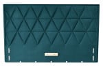 Lovos galvūgalis Modulo, W5, 175x8x120 cm, žalias