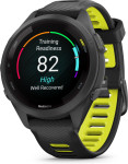 Fitneso Išmanusis Laikrodis - Garmin Forerunner 265S, 1.1" AMOLED, GPS, 15 Dienų Baterijos Gyvavimo Trukmė, Juoda