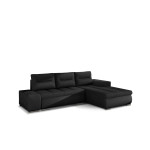 Dešininė kampinė sofa Eltap Ottavio, juoda