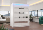 Spinta su LED apšvietimu Baltic 150, balta