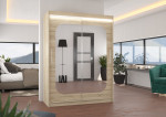 Spinta su LED apšvietimu Clever 150, smėlio