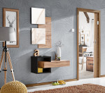 3-jų dalių prieškambario komplektas Asm Easy Easy II, rudas/juodas