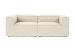 Dvivietė sofa Atelier Del Sofa Fora 2, smėlio spalvos