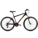 Dviratis Romet Rambler R6.0 2025 black-orange-red-17" / M