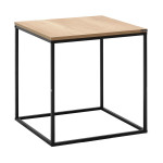 Šoninis kavos stalas Shp-950-Tt-1, 50x52x50 cm, rudas