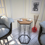 Šoninis stalas Cetrus Kafkas - Oak