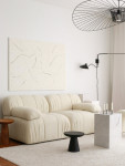 Dvivietė sofa Soli, balta