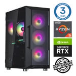 INTOP Ryzen 5 5500 16GB 250SSD M.2 NVME+2TB RTX3050 6GB no-OS