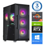 Intop Ryzen 5 5500 16GB 1TB SSD M.2 NVME RTX3050 6GB WIN11