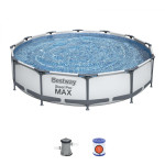 Karkasinis baseinas Bestway Steel Pro Max, 366cm x 76cm, su filtru