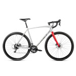 Dviratis Romet Aspre 1 2025 silver-red-54 cm / M