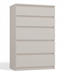 Komoda TopEshop Malwa M5, smėlio spalvos