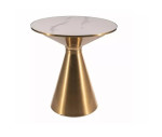 Kavos staliukas Signal meble Aries, auksinis