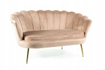 Sofa Signal Meble Camellia 2 Velvet, smėlio