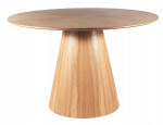Stalas Signal Meble Angel, 120x120 cm, rudas