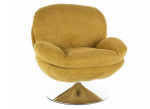 Fotelis Signal meble Brigitte Brego, geltonas