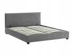 Lova Signal Meble Columbia Velvet, 160x200 cm, pilka