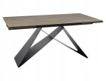 Stalas Signal Meble Westin Ceramic, rudas/juodas