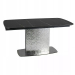 Stalas Signal Meble Moncler, juodas/pilkas